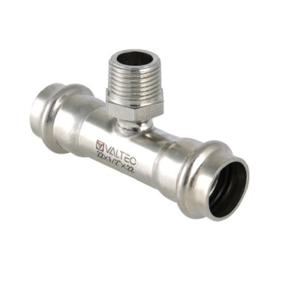 Тройник с нар.р. нерж. сталь 35х1